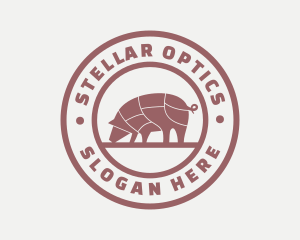 Pig Butcher Farm  logo design