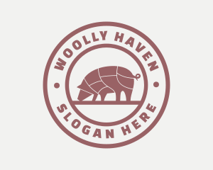 Pig Butcher Farm  logo design