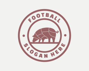 Frozen Goods - Pig Butcher Farm logo design