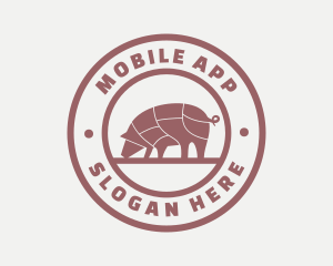 Grill - Pig Butcher Farm logo design