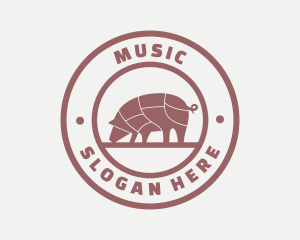 Frozen Goods - Pig Butcher Farm logo design