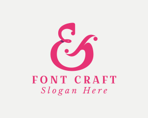 Typeface - Elegant Stylish Ampersand logo design