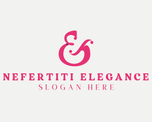 Elegant Stylish Ampersand logo design