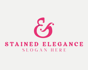 Elegant Stylish Ampersand logo design