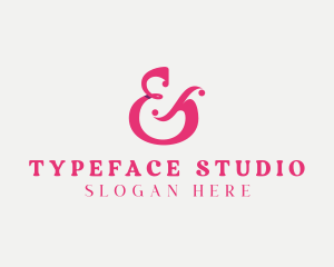 Elegant Stylish Ampersand logo design