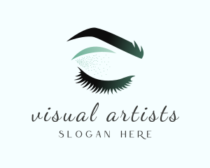 Salon - Eyeliner Cosmetics Makeup logo design