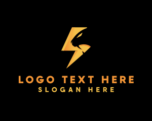 Tiger - Lightning Bolt Panther logo design