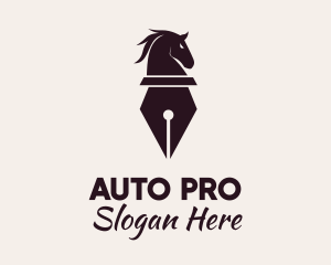 Editorial - Horse Pen Writer logo design