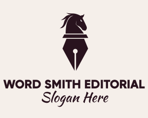 Editorial - Horse Pen Writer logo design