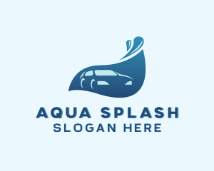 Water Splash Car logo design