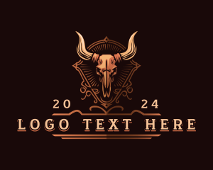 Buffalo - Bull Horn Ranch logo design