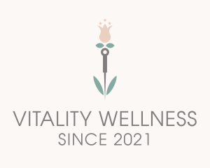 Flower Acupuncture Wellness  logo design