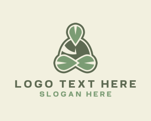 Yogi - Yogi Leaf Meditation logo design