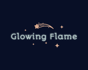 Shooting Star Glow Company logo design