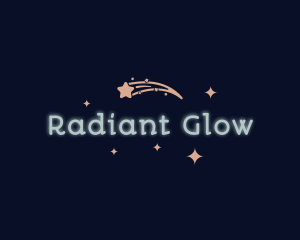 Glow - Shooting Star Glow Company logo design