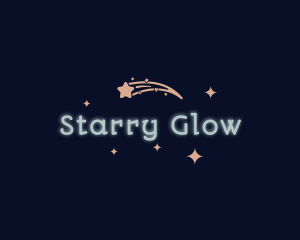 Shooting Star Glow Company logo design