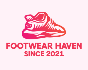 Outdoor Hiking Shoes logo design