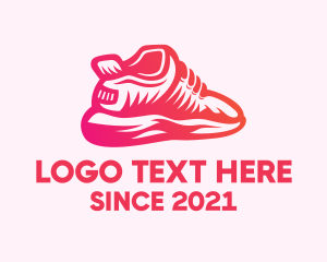 Sneaker - Outdoor Hiking Shoes logo design