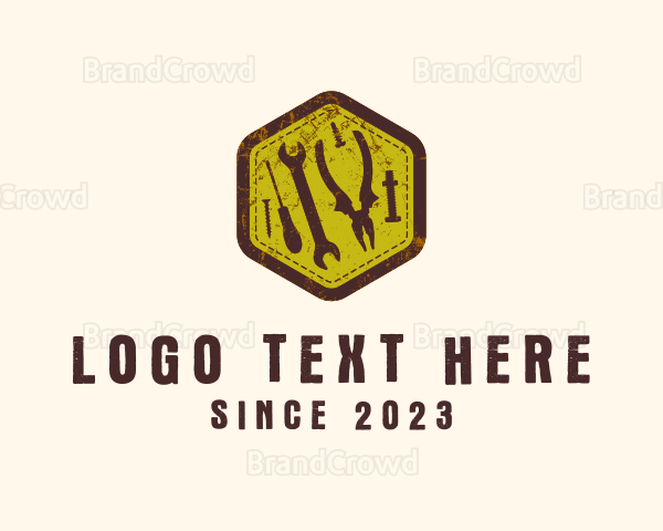 Rustic Mechanic Tools Logo