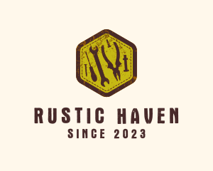 Rustic Mechanic Tools logo design