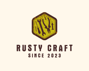 Rust - Rustic Mechanic Tools logo design