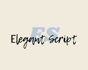 Script Cosmetics Fashion logo design