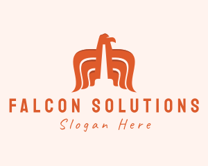 Falcon Bird Wings logo design