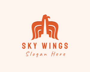 Falcon Bird Wings logo design