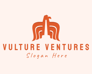 Vulture - Falcon Bird Wings logo design