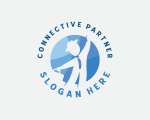 Associate - Corporate Employee People logo design