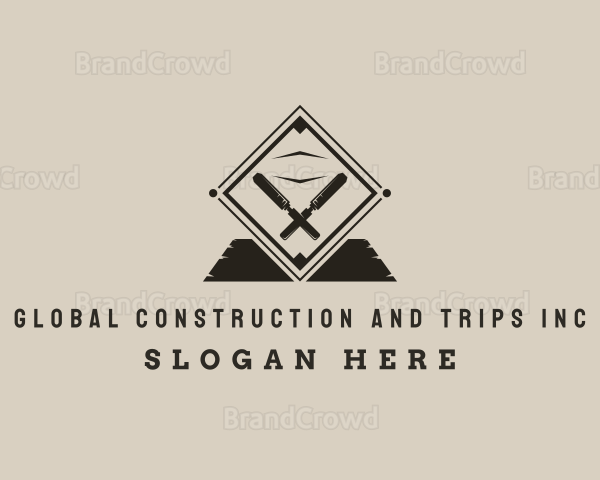 Wood Chisel Woodwork Logo