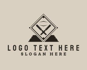Woodwork - Wood Chisel Woodwork logo design