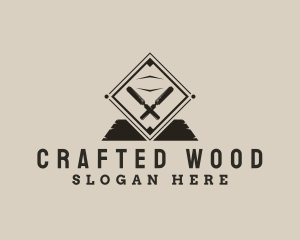 Wood Chisel Woodwork logo design