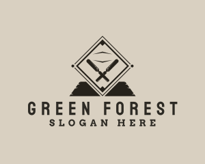 Wood Chisel Woodwork logo design