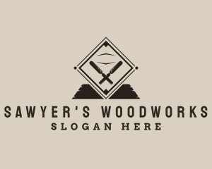 Wood Chisel Woodwork logo design