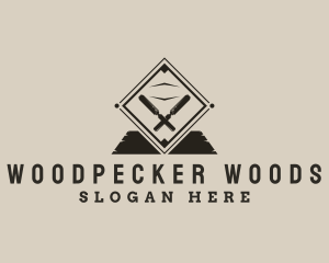 Wood Chisel Woodwork logo design