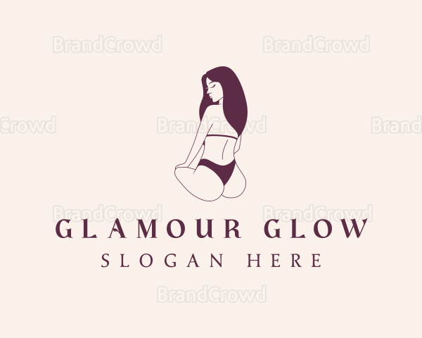 Woman Bikini Womenswear Logo