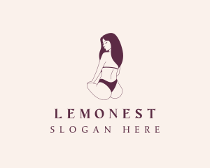 Woman Bikini Womenswear Logo