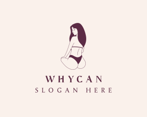 Woman Bikini Womenswear Logo