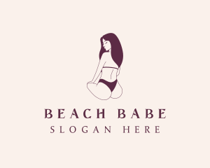 Woman Bikini Womenswear logo design