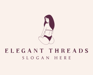 Woman Bikini Womenswear logo design