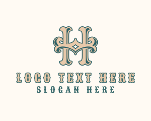 Lager - Western Bar Pub logo design