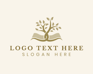 Education - Book Tree Knowledge logo design