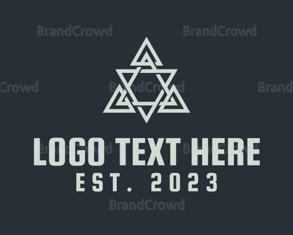 Geometric Pyramid Agency Logo