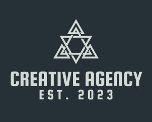 Agency - Geometric Pyramid Agency logo design