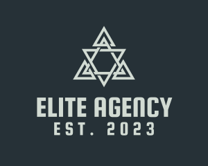 Agency - Geometric Pyramid Agency logo design