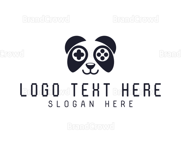 Panda Game Streamer Logo