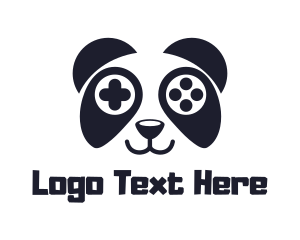 Black Panda Streamer  Logo