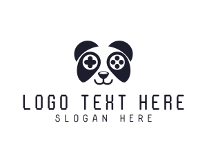 Gaming Console - Panda Game Streamer logo design