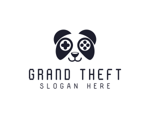 Bear - Panda Game Streamer logo design